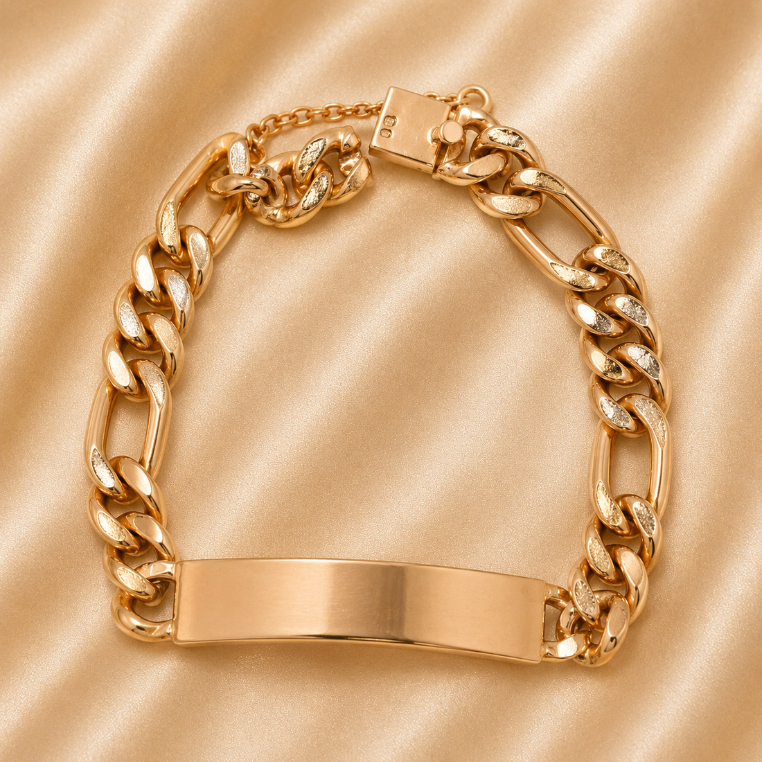 19.2K Portuguese Gold | 9.6mm ID Bracelet