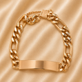 19.2K Portuguese Gold | 9.6mm ID Bracelet
