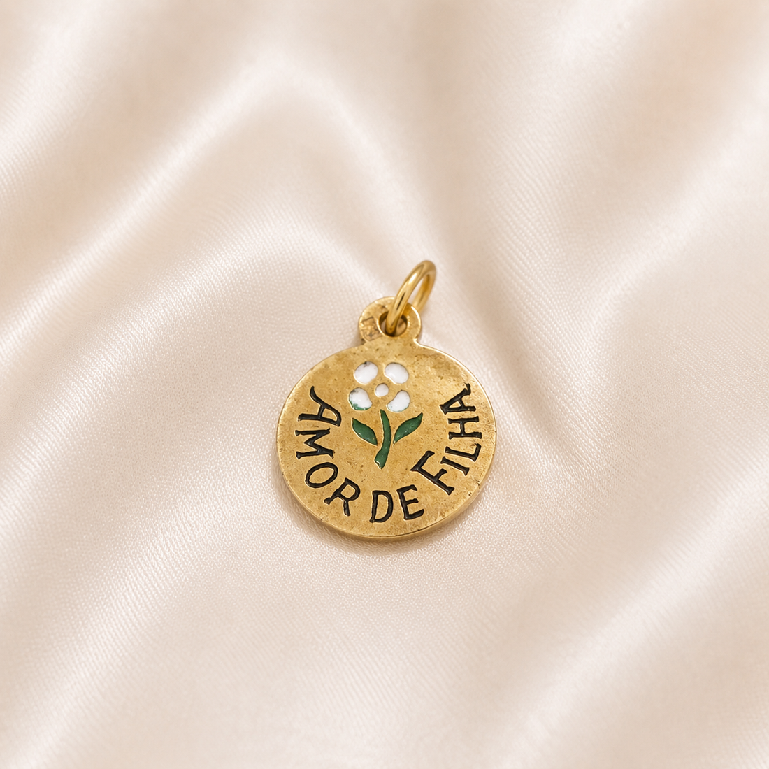 19.2K Portuguese Gold | Amor de Filha (Love of a Daughter) Charm
