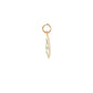 19.2K Portuguese Gold Amor de Pai Love of Father Charm Small Side