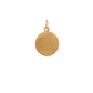 19.2K Portuguese Gold Amor de Pai Love of Father Charm Large Back