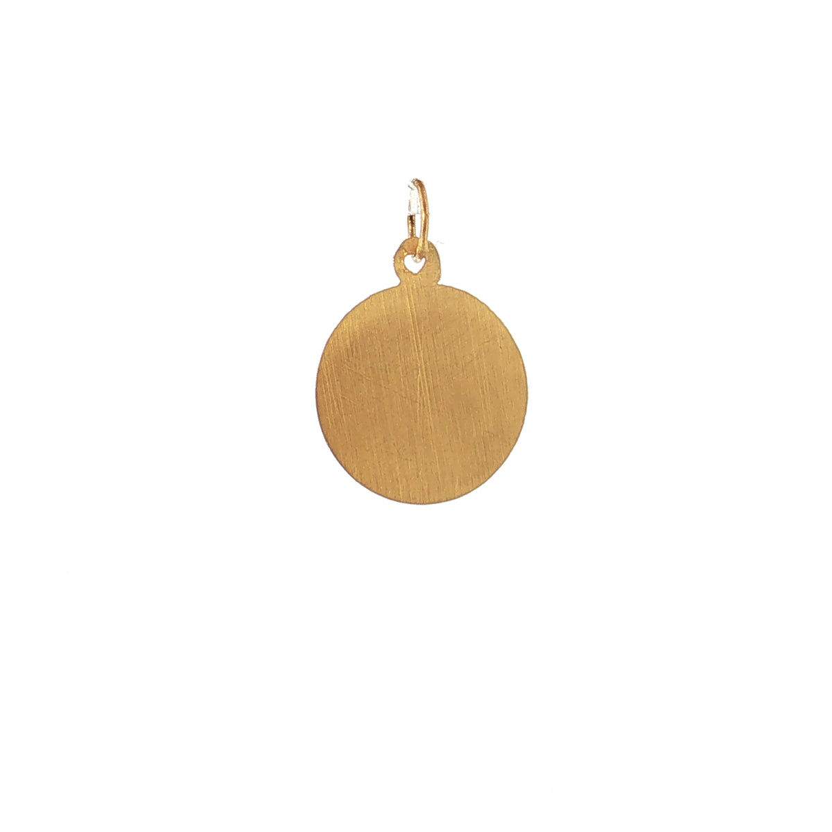 19.2K Portuguese Gold Amor de Pai Love of Father Charm Large Back