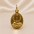 19.2K Portuguese Gold | Baby Watch Pendant