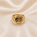 19.2K Portuguese Gold | Cape Verdean/American Flag Ring