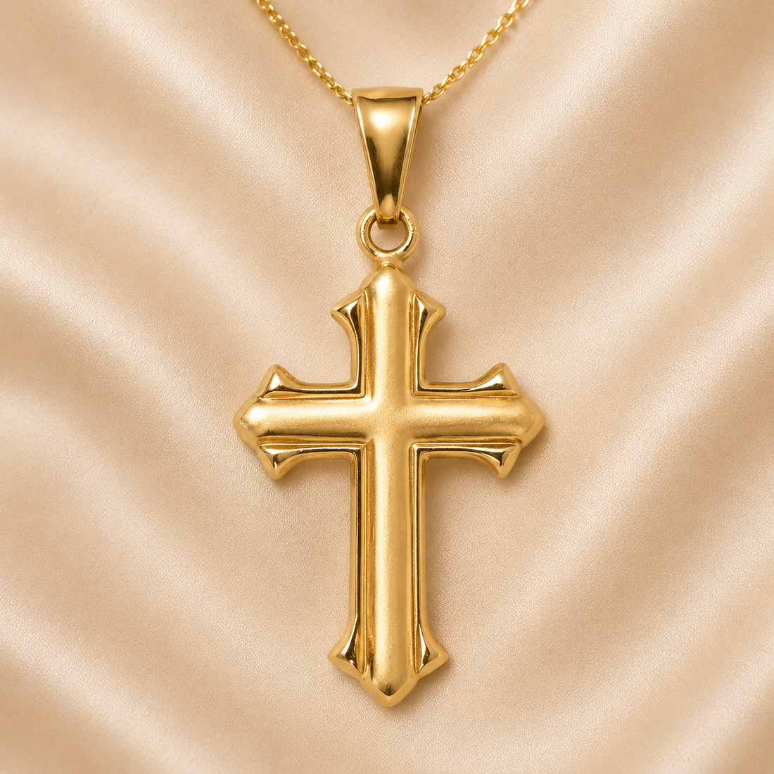 19.2K Portuguese Gold | Celtic (Latin) Cross Pendant