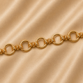 19.2K Portuguese Gold | Charm Bracelet 8"