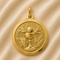 19.2K Portuguese Gold | Communion Cup Pendant
