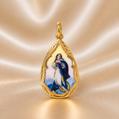 19.2K Portuguese Gold | Conceicao Pendant Front Side 