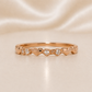 19.2K Portuguese Gold | Dainty Heart CZ Ring Ring gold ring dainty stackable
