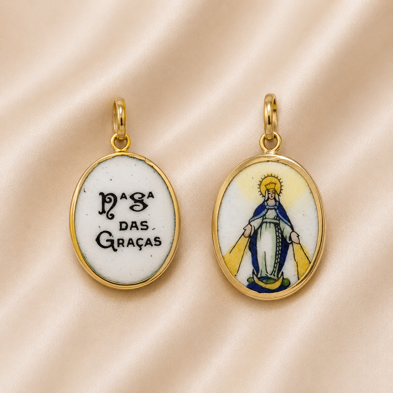 19.2K Portuguese Gold | Das Gracas Pendant