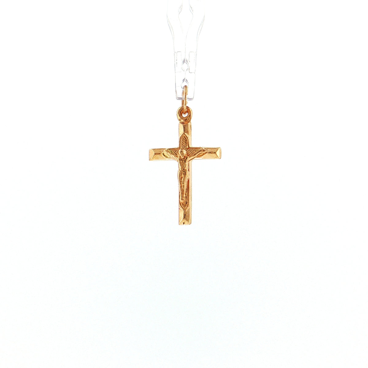 19.2K Portuguese Gold | Designed Crucifix Pendants 20mm