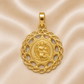 19.2K Portuguese Gold | Detailed Communion Pendant