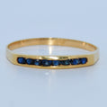 19.2K Portuguese Gold | Eternity Bands blue