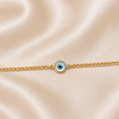 19.2K Portuguese Gold | Evil Eye Bracelet