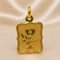 19.2K Portuguese Gold | First Communion Pendant