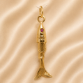 19.2K Portuguese Gold | Floppin Fish Charm