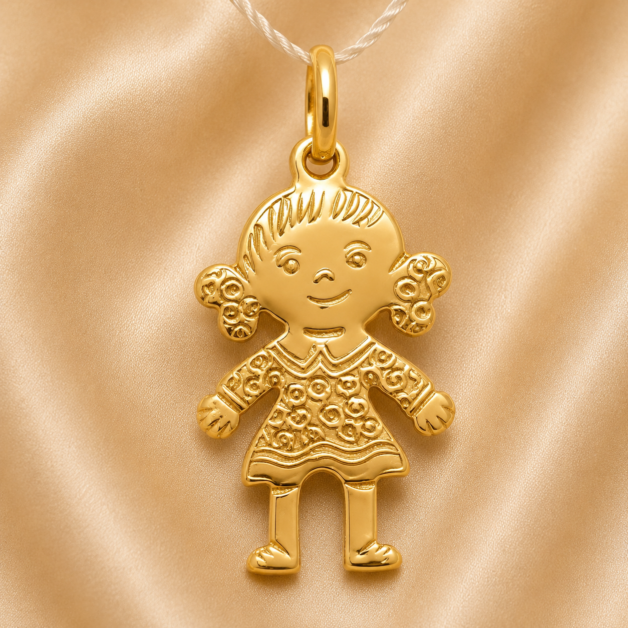 19.2K Portuguese Gold | Girl Charm
