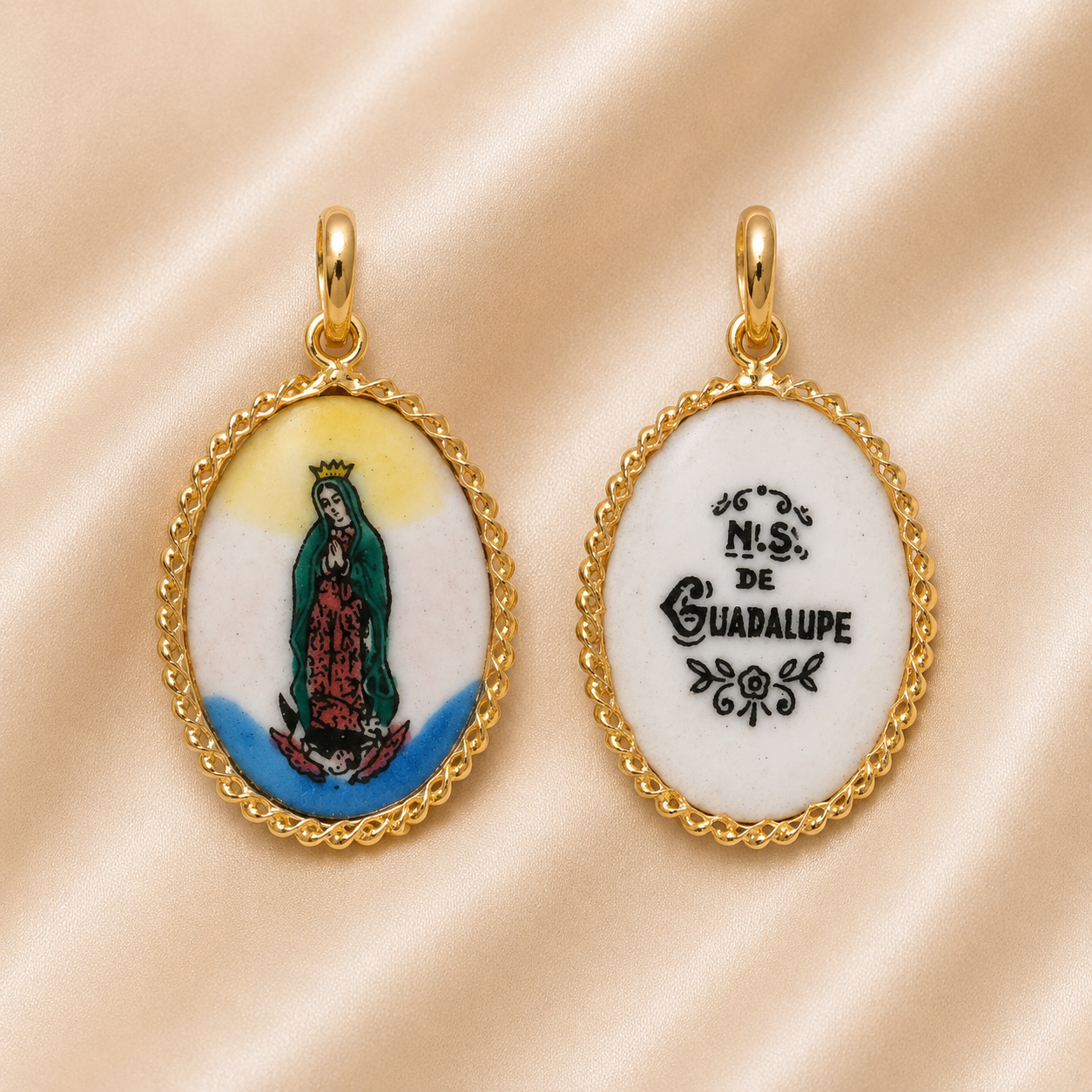 19.2K Portuguese Gold | Guadalupe Pendant