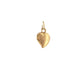 19.2K Portuguese Gold Heart Charm Lca. De Padrinho Godfather Small Back