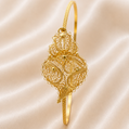 19.2K Portuguese Gold | Heart Of Vienna Bangle Bracelet