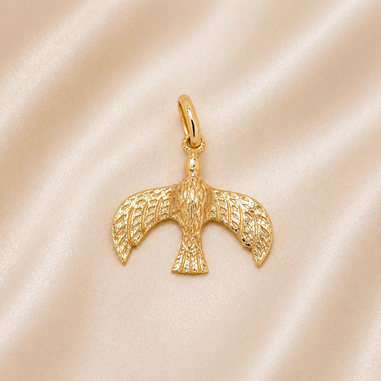 19.2K Portuguese Gold | Holy Spirit Pendant