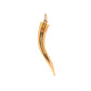 19.2K Portuguese Gold | Horn of Plenty Charm with a Textured Top