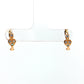 19.2K Portuguese Gold | Huggie CZ Heart Earrings