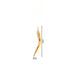 19.2K Portuguese Gold | Italian Horn Charm with a Textured Top (Horn of Plenty)