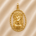 19.2K Portuguese Gold | Jesus Christ Face Pendant
