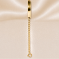 19.2K Portuguese Gold | Kids Freeze 3mm Bracelet