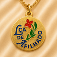 19.2K Portuguese Gold | Large Lca De Afilhado (Godson) Charm