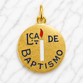 19.2K Portuguese Gold | Lca. De Baptismo Charm 