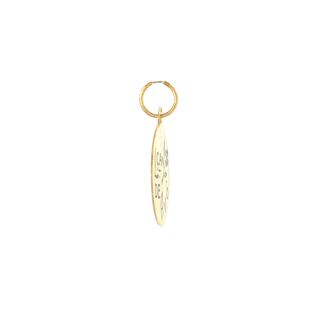 19.2K Portuguese Gold Lca. de Avô Grandfather Charms Large Side