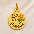 19.2K Portuguese Gold | Lca De Amigos ( Friends ) Charm