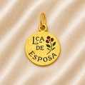 19.2K Portuguese Gold | Lca De Esposa ( Wife ) Charms