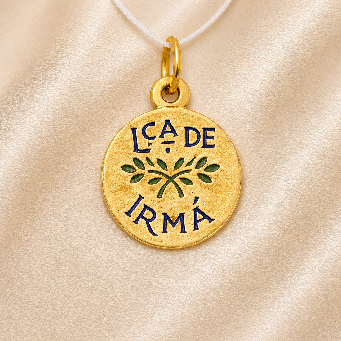 19.2K Portuguese Gold | Lca De Irma ( Sister ) Charm