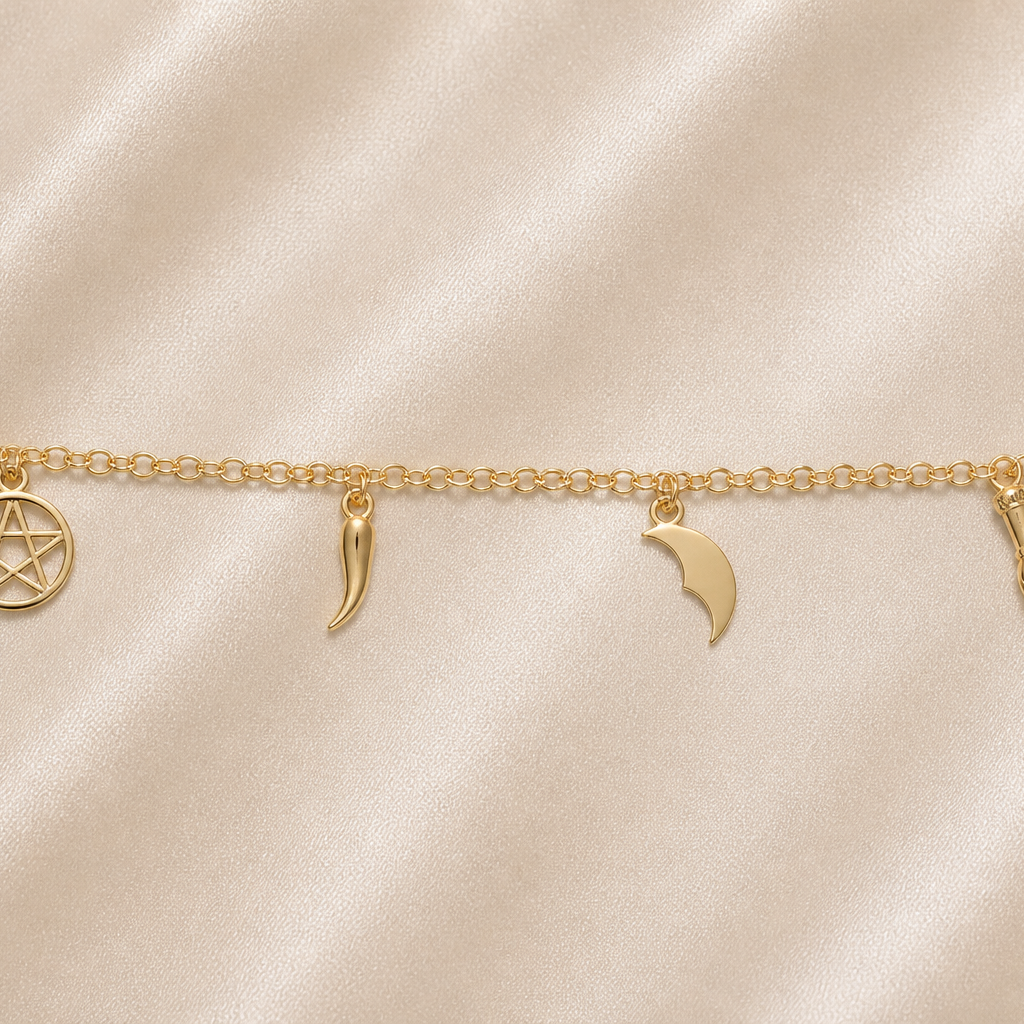 19.2K Portuguese Gold | Love Freeze Figas Baby/Kid's Bracelet