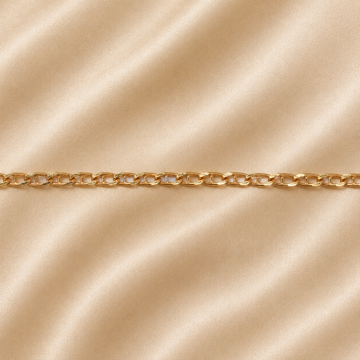 19.2K Portuguese Gold | Mariner Link Bracelet