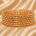 19.2K Portuguese Gold | Mesh Bracelet 22mm