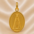 19.2K Portuguese Gold | Our Lady Aparecida " N. Sra Aparecida" Pendant