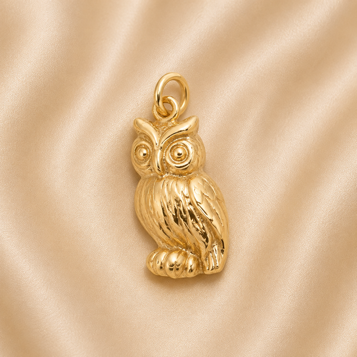19.2K Portuguese Gold | Owl Charm