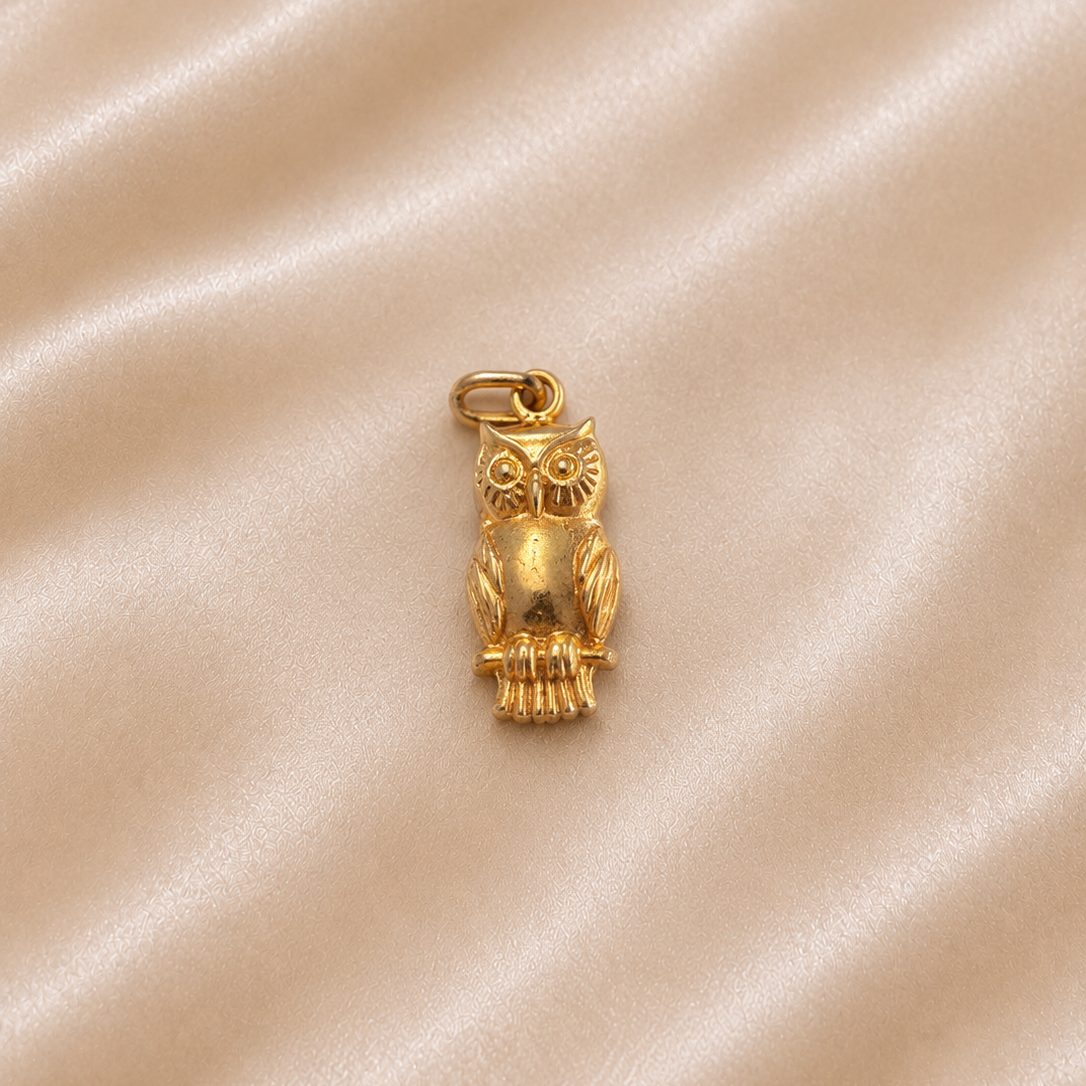19.2K Portuguese Gold | Owl Charms Detailed