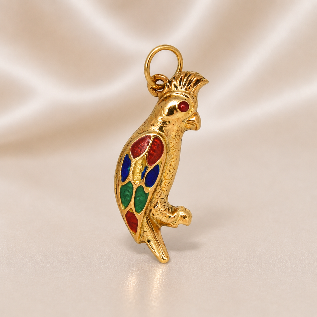 19.2K Portuguese Gold | Parrot Charm