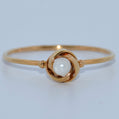 19.2K Portuguese Gold | Pearl Knot Ring