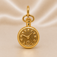 19.2K Portuguese Gold | Pocket Watch Pendant