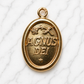 19.2K Portuguese Gold | Religious Angus Dei ( Lamb of God) Charm19.2K Portuguese Gold | Religious Angus Dei ( Lamb of God) Charm