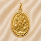 19.2K Portuguese Gold | Religious Pendant