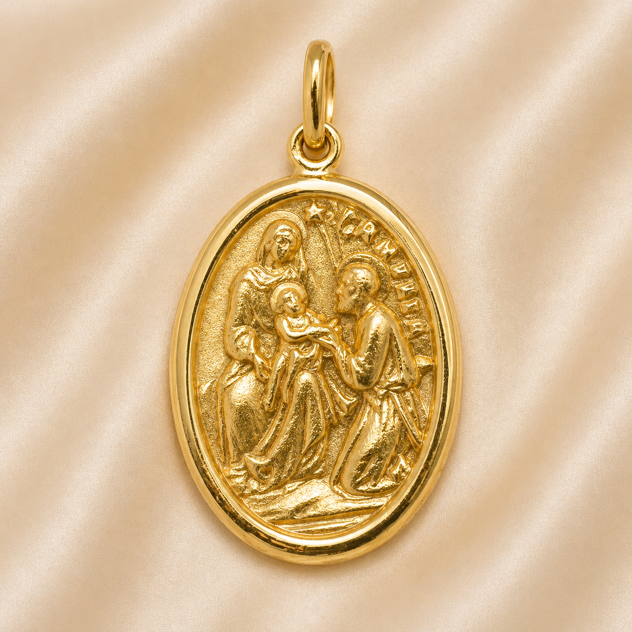 19.2K Portuguese Gold | Religious Pendant