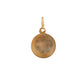 19.2K Portuguese Gold | Round Bezel Flower Lca. de Pais Charm Back