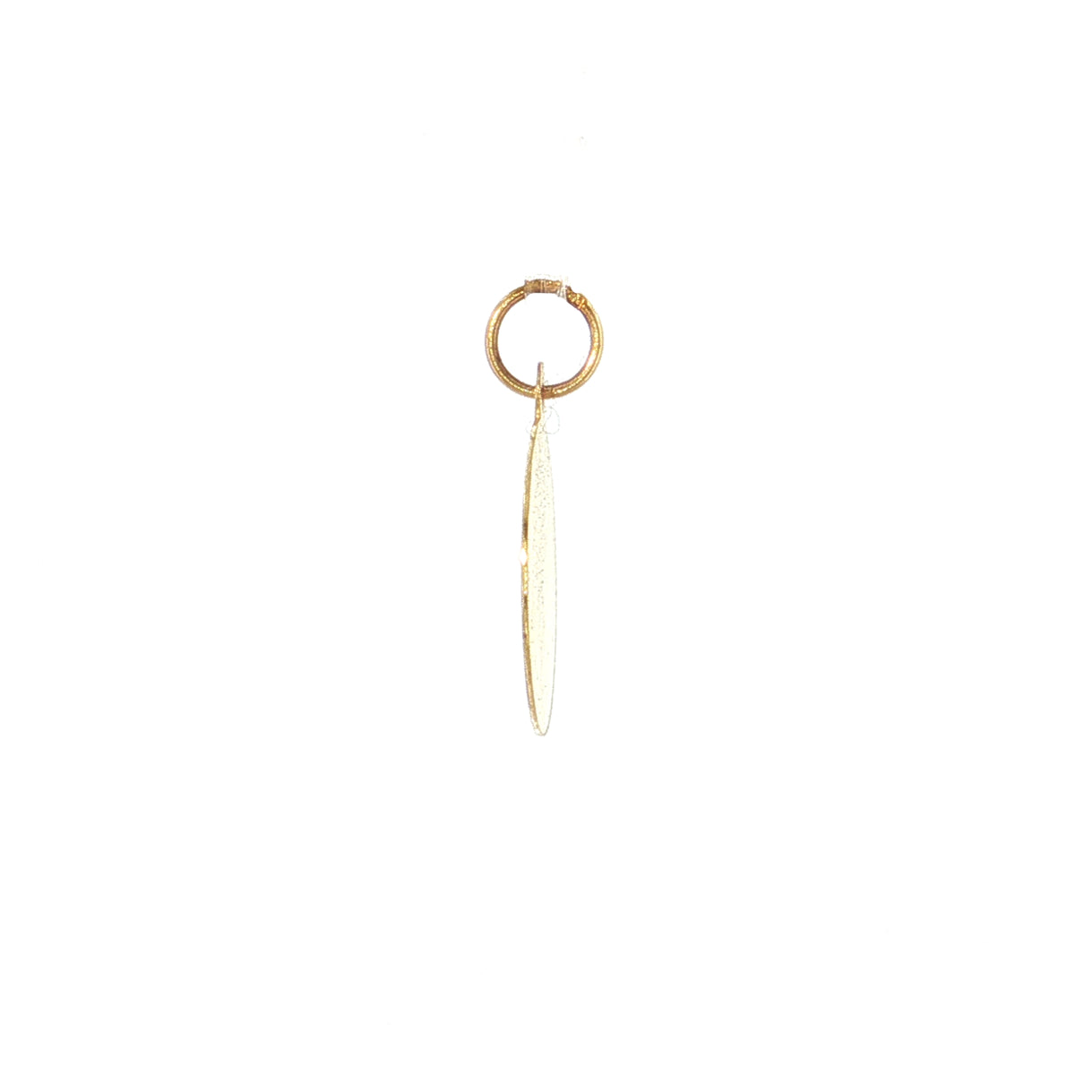 19.2K Portuguese Gold Round Lca De Filha Daughter Charm Large Side